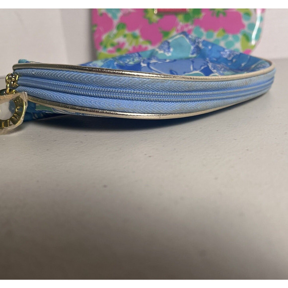 Lily Pulitzer For Estee Lauder Floral Cosmetic Travel Toiletry Bag Zip Up Lot - Picture 7 of 14
